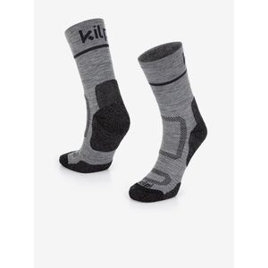 Šedé pánské portovní ponožky Kilpi STEYR obraz