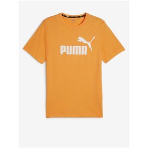 Oranžové pánské tričko Puma ESS Logo Tee obraz