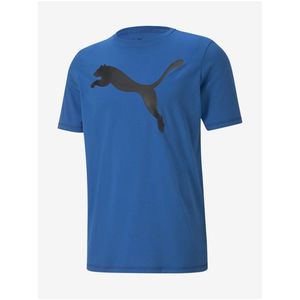 Modré pánské sportovní tričko Puma Active Big Logo Tee obraz