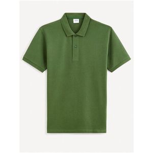 Zelené pánské polo tričko Celio Teone obraz