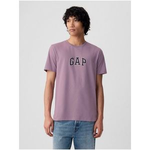 Fialové pánské tričko s logem GAP obraz