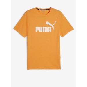 Puma ESS Logo Triko Oranžová obraz
