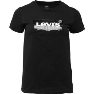 Levi's® THE PERFECT TEE CLEAR FOIL Dámské tričko, černá, velikost obraz