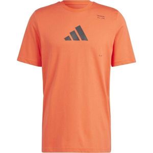 adidas M TRAINING CAT G T Pánské sportovní triko, oranžová, velikost obraz