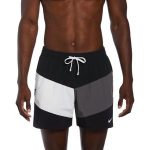Nike SWOOSH LINK 5 Pánské plavecké šortky, černá, velikost obraz