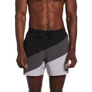 Nike COLOR SURGE 5 Pánské koupací šortky, černá, velikost obraz