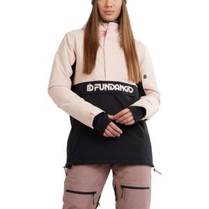 FUNDANGO BIRCH LOGO ANORAK Dámská lyžařská/snowboardová bunda, černá, velikost obraz