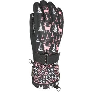 Level JUNIOR Dětské lyžařské rukavice, černá, velikost obraz