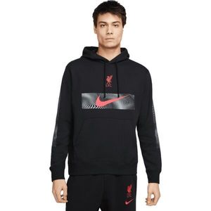 Nike LIVERPOOL FC SPORTSWEAR CLUB Pánská mikina, černá, velikost obraz