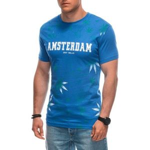 Originální modré tričko s nápisem S1958 obraz