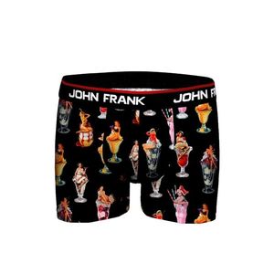 Pánské boxerky John Frank JFBD356 L Černá obraz