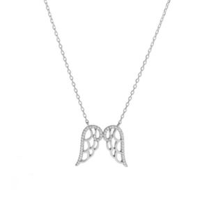 AGAIN Jewelry Stříbrný náhrdelník Andělská křídla AJNA0001 obraz