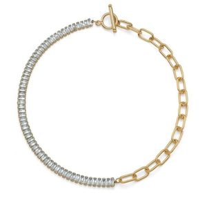 Oliver Weber Luxusní pozlacený náhrdelník s kubickými zirkony Barsamin Crystal Spirit 12301G obraz