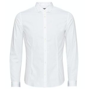 Jack&Jones Pánská košile JJPRPARMA Slim Fit 12097662 White XXL obraz