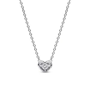 Pandora Něžný náhrdelník ze stříbra Srdce 392494C01-45 obraz