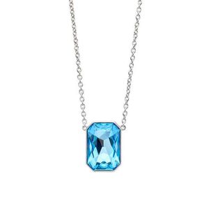 Oliver Weber Slušivý náhrdelník s modrým krystalem Swarovski 12449 202 obraz