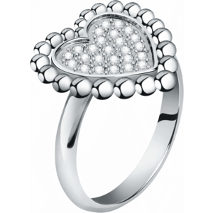 Morellato Romantický ocelový prsten s čirými krystaly Dolcevita SAUA14 52 mm obraz