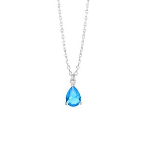 Preciosa Nádherný náhrdelník s modrým křišťálem Azure Candy 5402 67 obraz