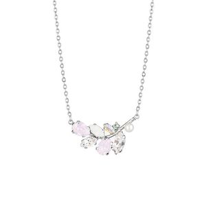 Preciosa Okouzlující náhrdelník s křišťálem a syntetickými opály Candy Blossom 2361 70 obraz