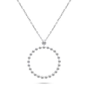 Brilio Silver Stříbrný minimalistický náhrdelník NCL71W obraz