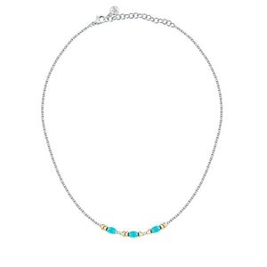 Morellato Ocelový bicolor náhrdelník s korálky Colori SAXQ05 obraz