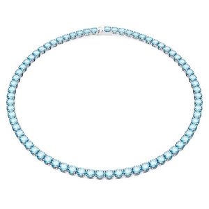 Swarovski Oslnivý náhrdelník s modrými zirkony Matrix Tennis 5661187 obraz