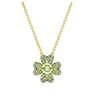 Swarovski Krásný pozlacený náhrdelník Čtyřlístek s krystaly Idyllia 5671144 obraz