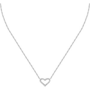La Petite Story Romantický stříbrný náhrdelník se srdíčkem Silver LPS10AWV13 obraz