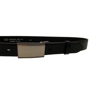 Penny Belts Pánský kožený společenský opasek 35-020-4PS-60 black 100 cm obraz