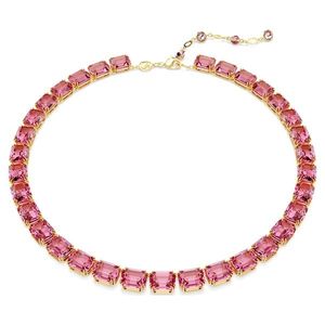 Swarovski Výrazný náhrdelník s růžovými krystaly Millenia 5683429 obraz