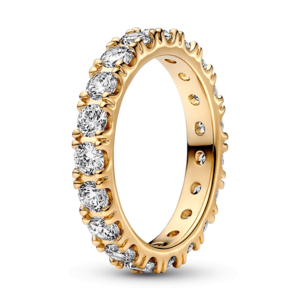 Pandora Třpytivý pozlacený prsten Shine Timeless 160050C01 54 mm obraz