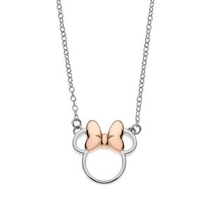Disney Slušivý stříbrný bicolor náhrdelník Minnie Mouse N900521TL-16 obraz