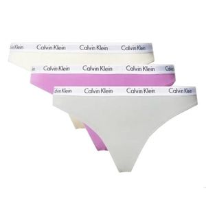 Calvin Klein 3 PACK - dámská tanga PLUS SIZE QD3800E-CFU XXL obraz