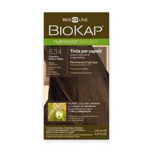 Biokap Nutricolor Delicato - Barva na vlasy 5.34 Medová kaštanová 140 ml obraz