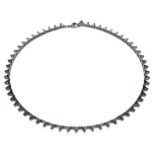 Swarovski Luxusní náhrdelník s černými krystaly Matrix Tennis 5672276 obraz