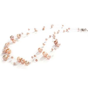 JwL Luxury Pearls Náhrdelník z levitujících pravých perel JL0324 obraz