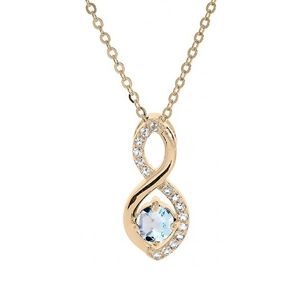 Troli Okouzlující pozlacený náhrdelník se zirkony PO/SP08340TZ obraz