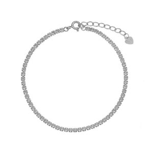 AGAIN Jewelry Tenisový stříbrný náramek s kubickými zirkony AJNR0001 obraz