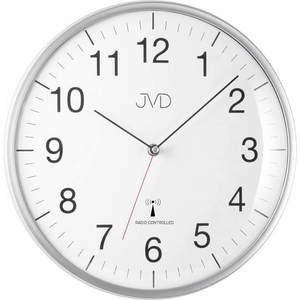 JVD Radiově řízené Nástěnné hodiny RH16 Silver obraz
