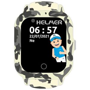 Helmer Chytré dotykové hodinky s GPS lokátorem a fotoaparátem - LK 710 4G šedé obraz