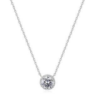 Beneto Stříbrný náhrdelník s třpytivým přívěskem AGS777/48 obraz