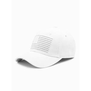 Pánská baseballová čepice H169 bílá obraz