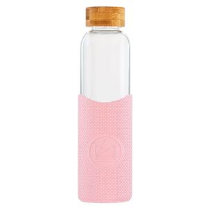 Skleněná láhev s rukávem, 550 ml, Neon Kactus, růžová obraz