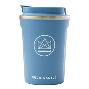 Designový termohrnek, 380ml, Neon Kactus, modrý obraz