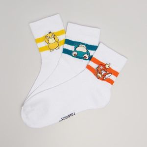 House - Sada 3 párů dlouhých ponožek Pokémon - Vícebarevná obraz