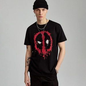 House - Tričko s potiskem Deadpool - Černý obraz