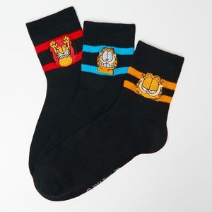 House - Sada 3 párů dlouhých ponožek Garfield - Vícebarevná obraz