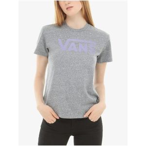 Vans Wm Flying V Crew Tee Grey Heather T-shirt obraz