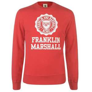 Franklin and Marshall Stamp Logo Sweatshirt obraz