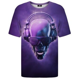Pánské tričko Mr. GUGU & Miss GO Disco Skull obraz